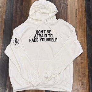 Men's Barstool Sports White Graphic Hoodie